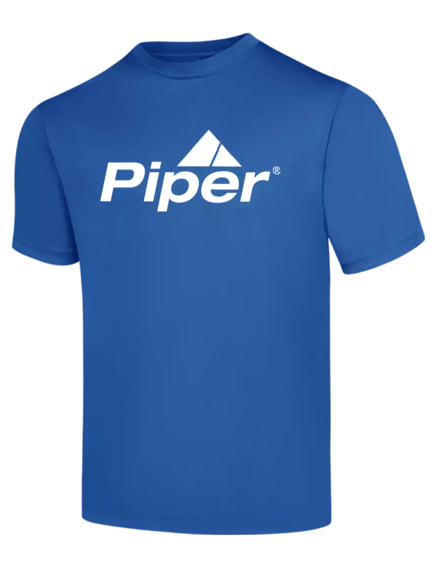 Piper Royal PosiCharge Competitor Tee w/Piper Logo
