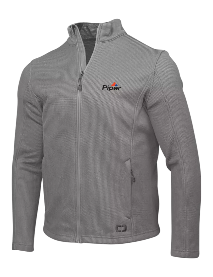 Piper OGIO Medium Grey Grit Fleece Jacket w/Piper Logo