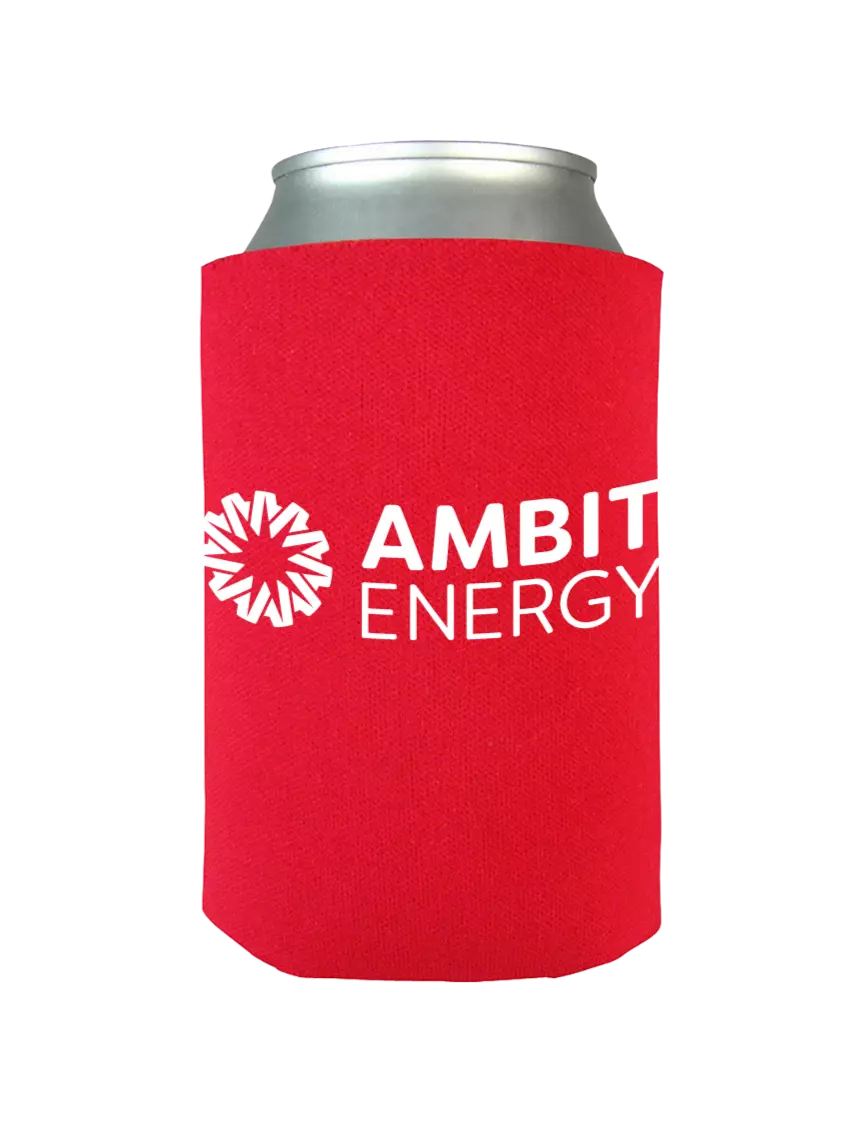 Ambit Red Neoprene Coolie w/Ambit Logo