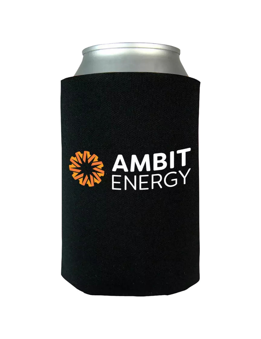 Ambit Black Neoprene Coolie w/Ambit Logo