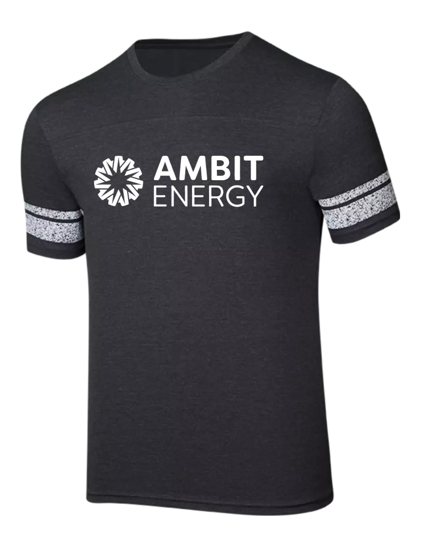 Ambit Game Heathered Charcoal/White 4.5 oz T-Shirt w/Ambit Logo