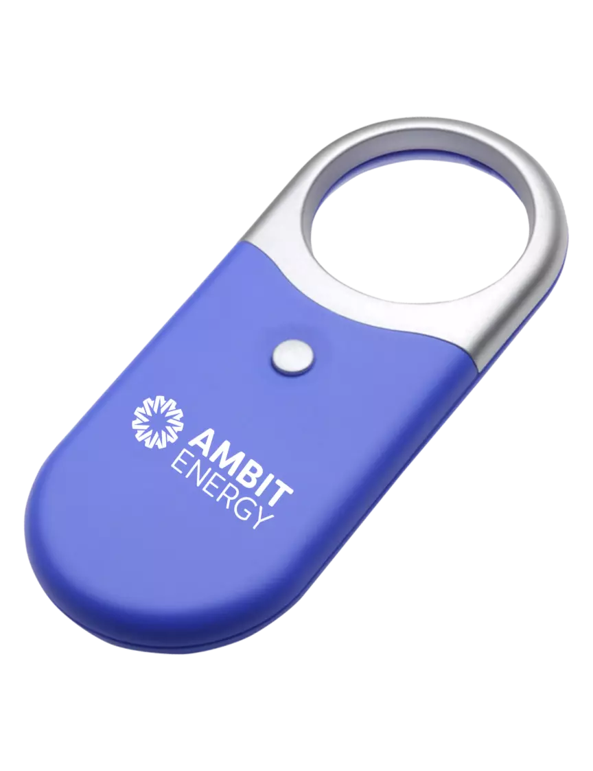 Ambit Compact Blue Magnifier Light w/Ambit Logo 
