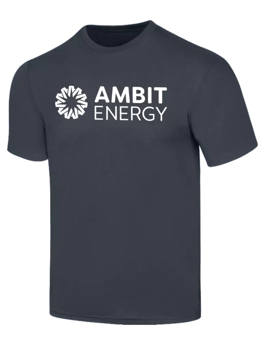 Ambit Simply Soft Navy 4.5oz  Poly/Combed Ring Spun Cotton T-Shirt w/Ambit Logo