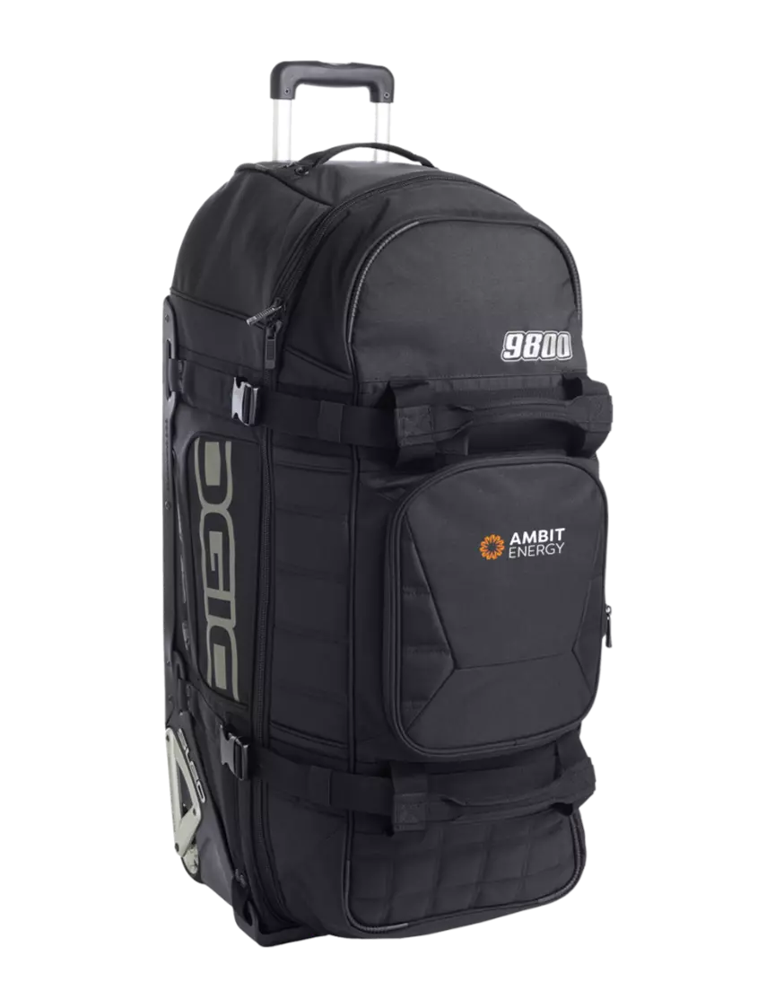 Ambit OGIO Stealth Charcoal 9800 Travel Bag
 w/Ambit Logo