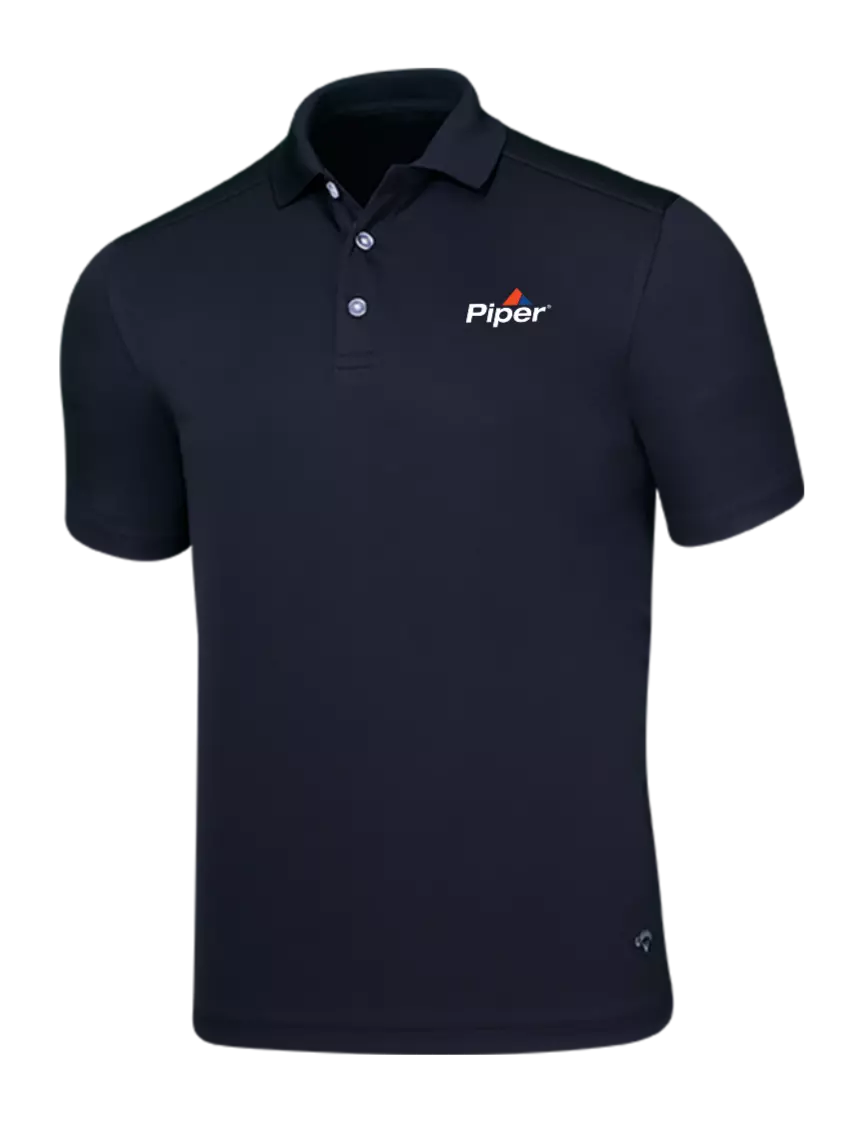 Piper Callaway Core Black Performance Polo w/Piper Logo