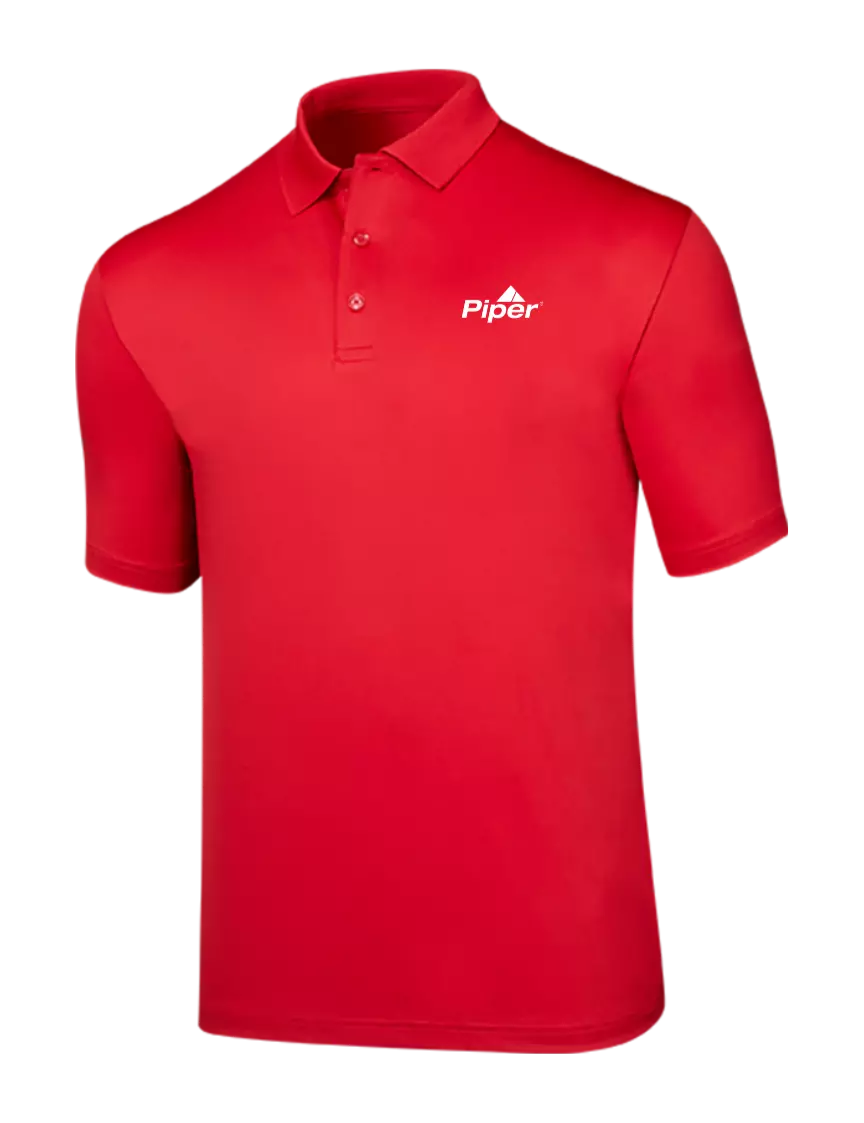 Piper Callaway Opti-Dri Red Chev Polo w/Piper Logo