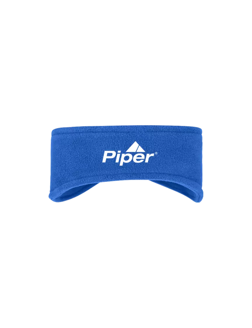 Piper Royal Stretch Fleece Headband w/Piper Logo