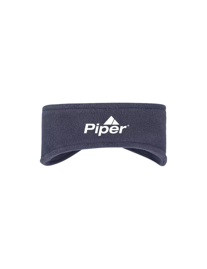 Piper Navy Stretch Fleece Headband w/Piper Logo