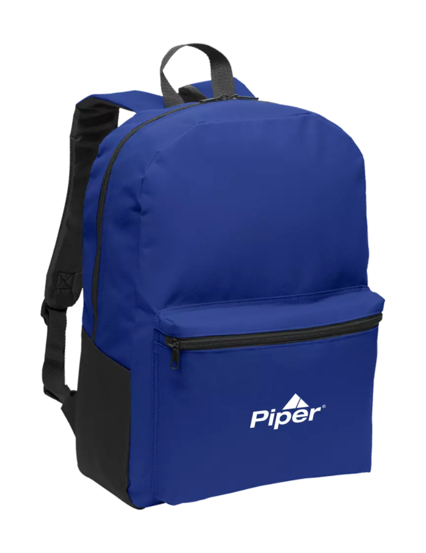 Piper Casual Twilight Blue Lightweight Laptop Backpack w/Piper Logo