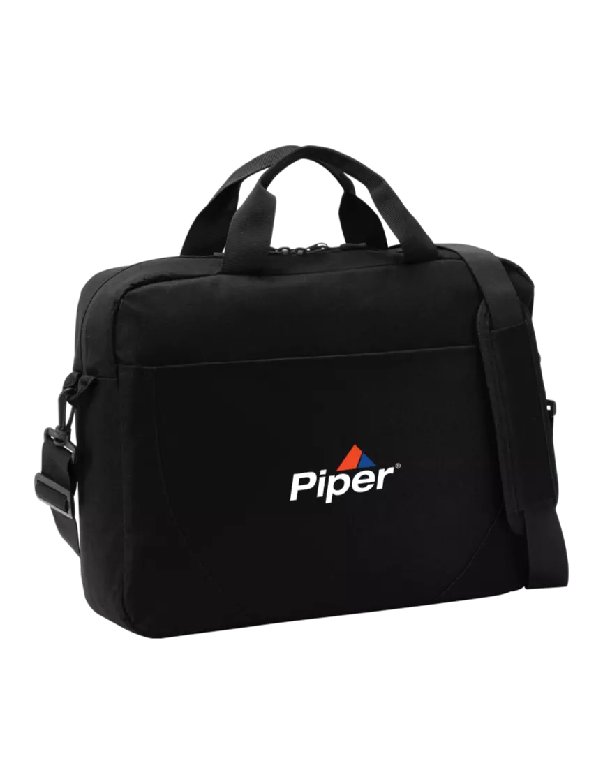 Piper Access Black Briefcase w/Piper Logo