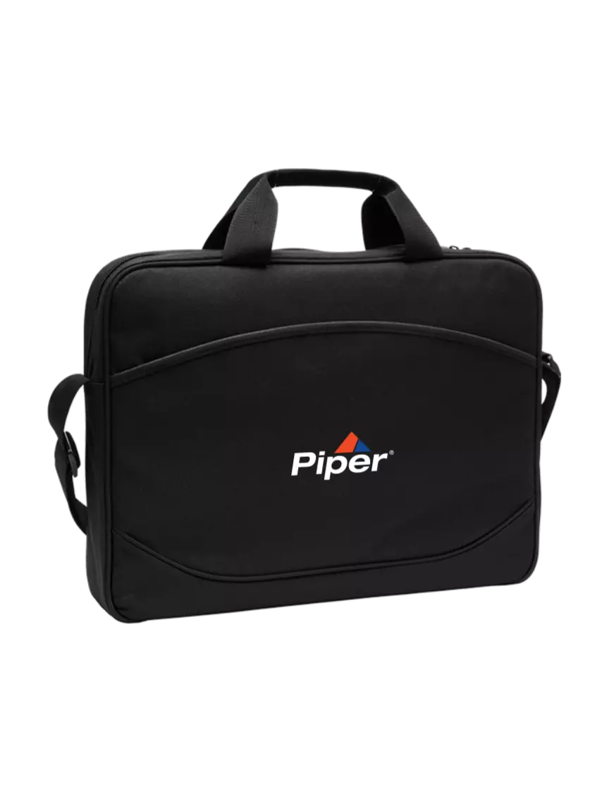Piper Slim & Lite Black Laptop Case w/Piper Logo