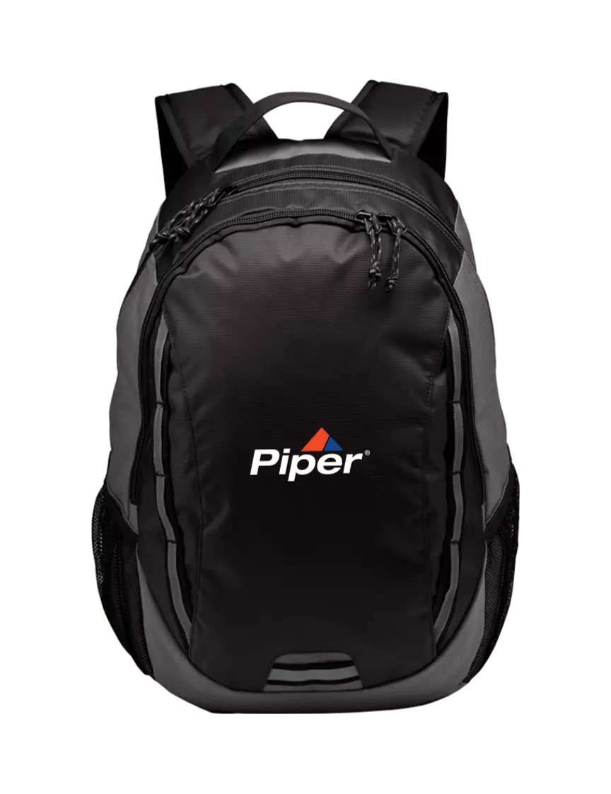 Piper Ridge Charcoal/Dark Charcoal Laptop Backpack w/Piper Logo