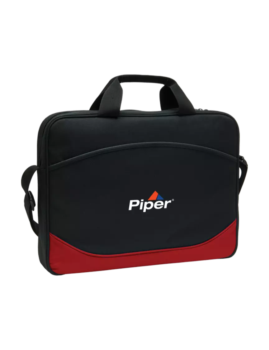 Piper Slim & Lite Chili Red Laptop Case w/Piper Logo