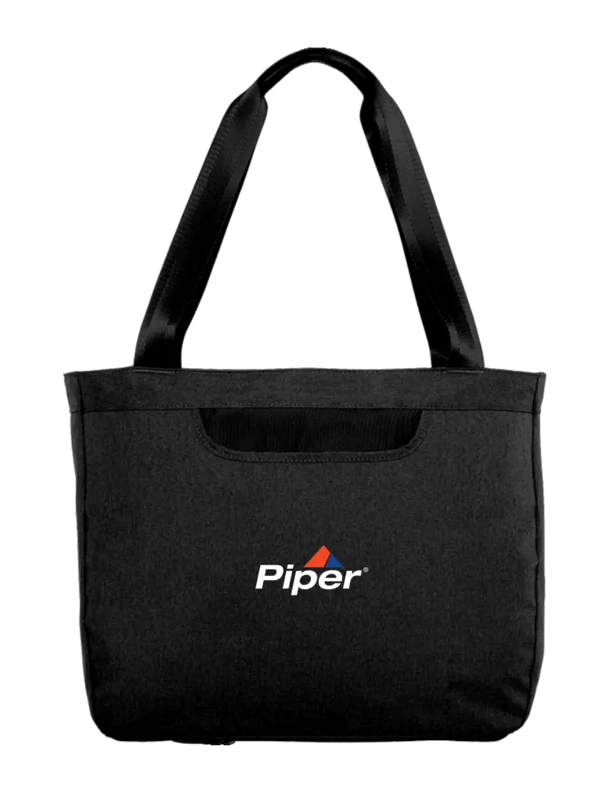 Piper Exec Black Laptop Tote w/Piper Logo