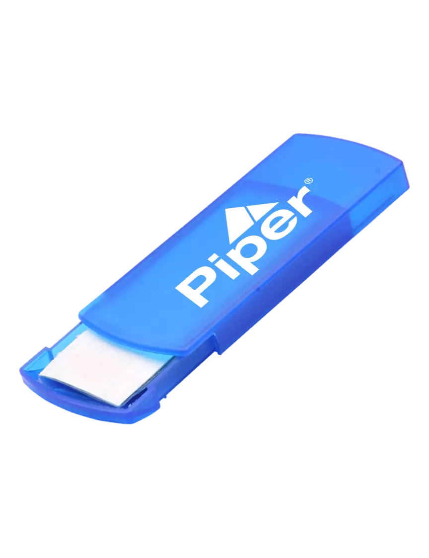 Piper Slide Right Blue Bandage Dispenser w/Piper Logo