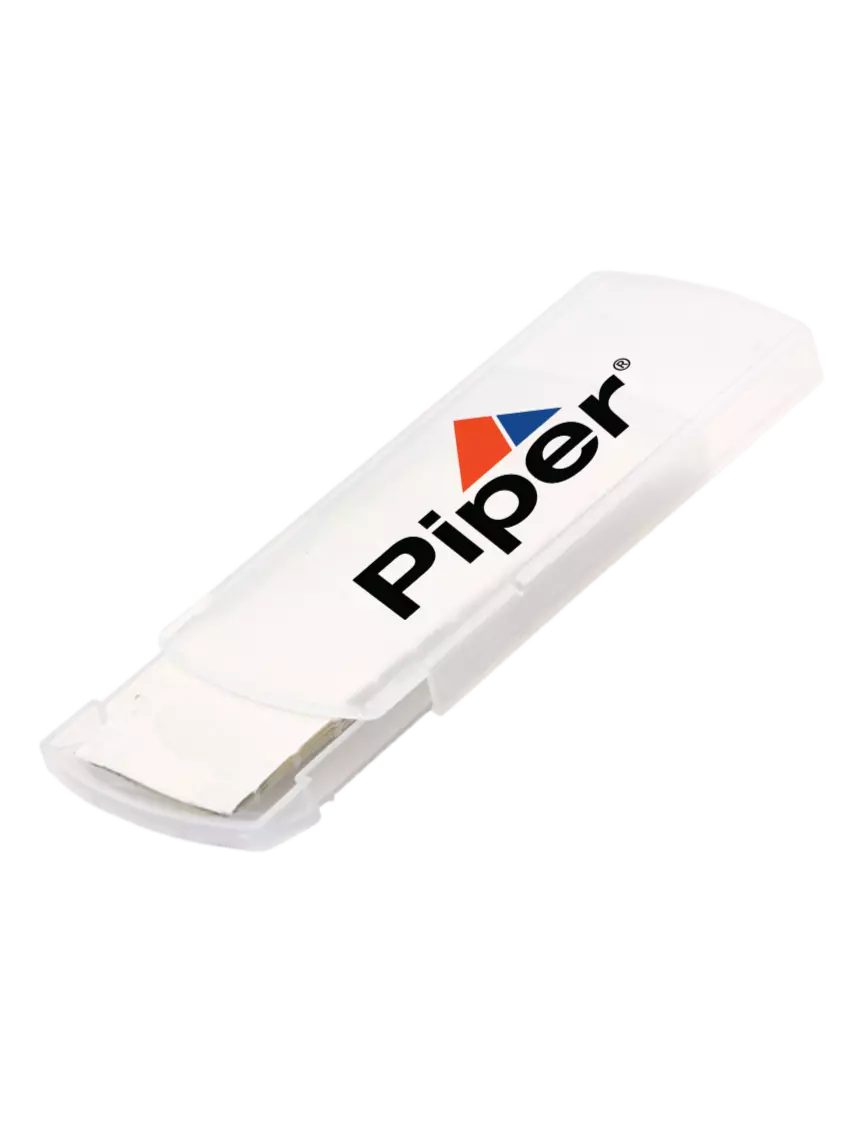 Piper Slide Right Clear Bandage Dispenser w/Piper Logo