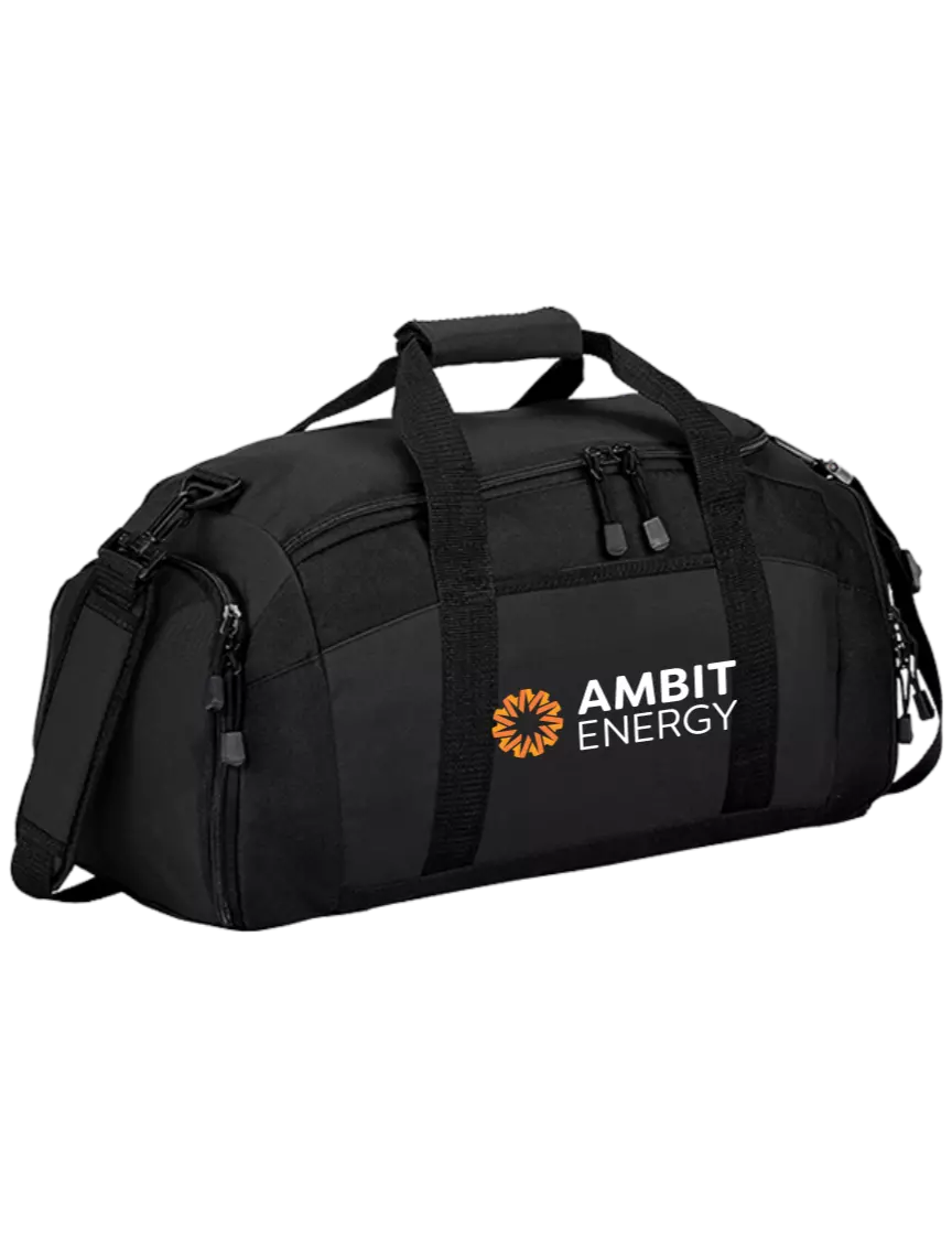 Ambit Everyday Black Gym Bag w/Ambit Logo