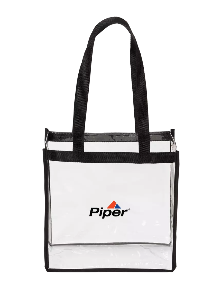 Piper Clear Stadium Tote w/Piper Logo
