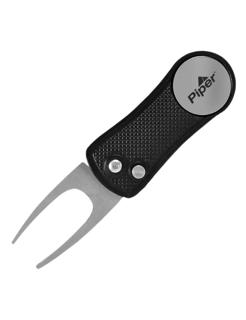 Piper Black Divot Repair Tool  w/Piper Logo