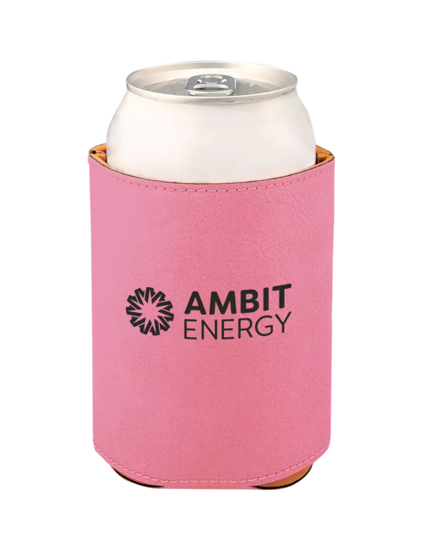 Ambit Pink Leatherette Beverage Holder w/Ambit Logo 