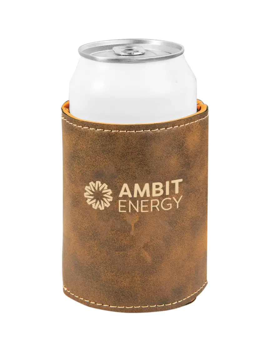 Ambit Rustic Leatherette Beverage Holder w/Ambit Logo 