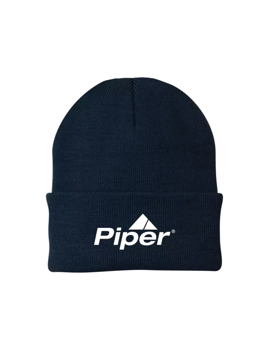 Piper Navy Knit Cap w/Piper Logo