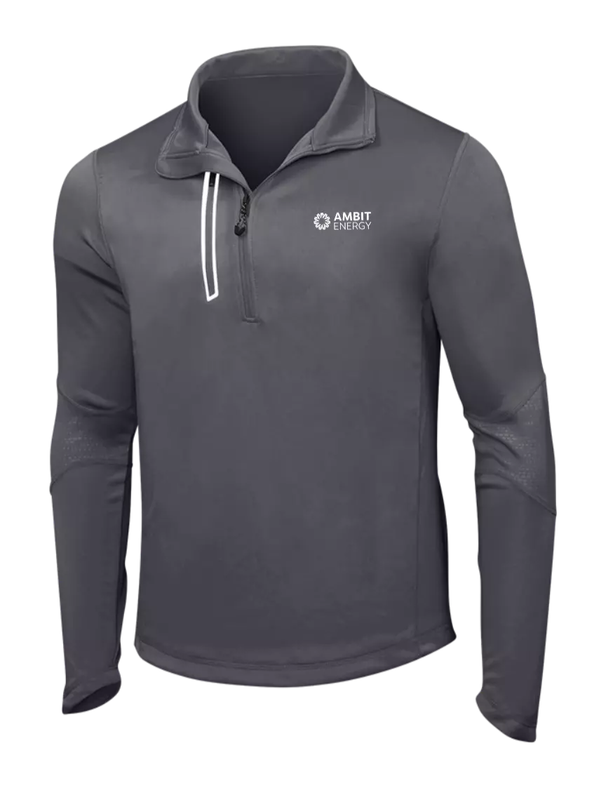 Ambit OGIO Gear Grey Endurance Fulcrum 1/4 Zip w/Ambit Logo