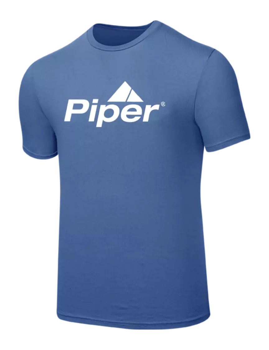 Piper Seriously Soft Light Navy T-Shirt w/Piper Logo