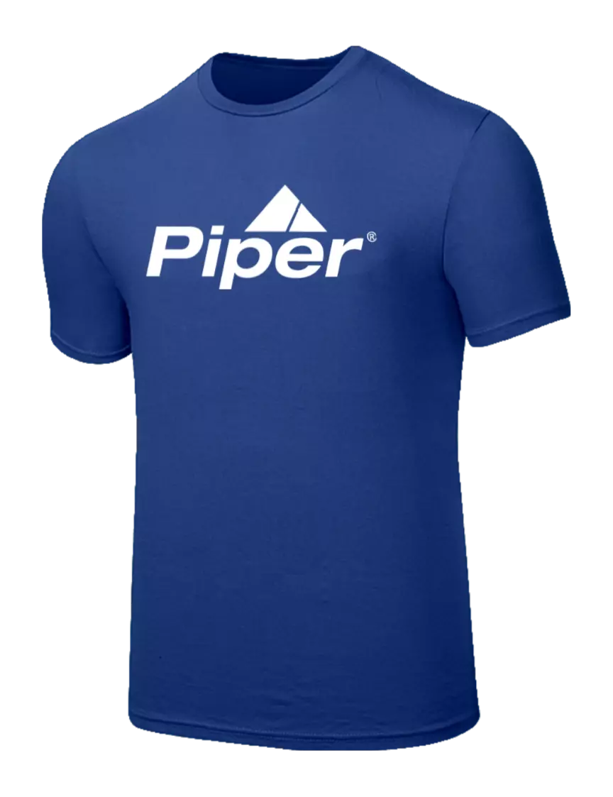 Piper Seriously Soft Dark Royal T-Shirt w/Piper Logo