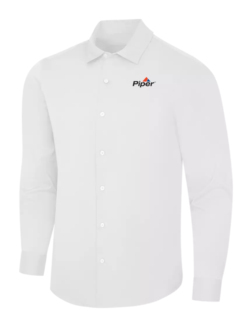 Piper White City Stretch Shirt w/Piper Logo