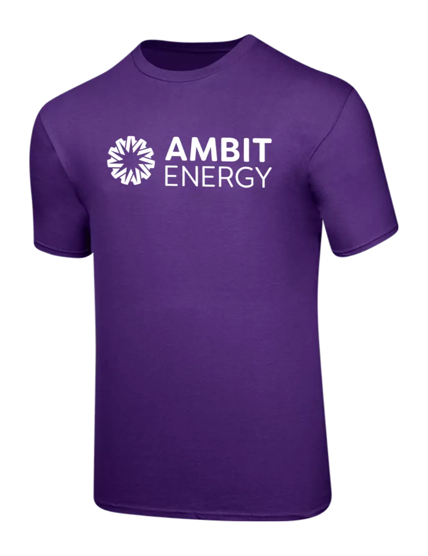 Ambit Ring Spun Purple 4.5 oz T-Shirt w/Ambit Logo