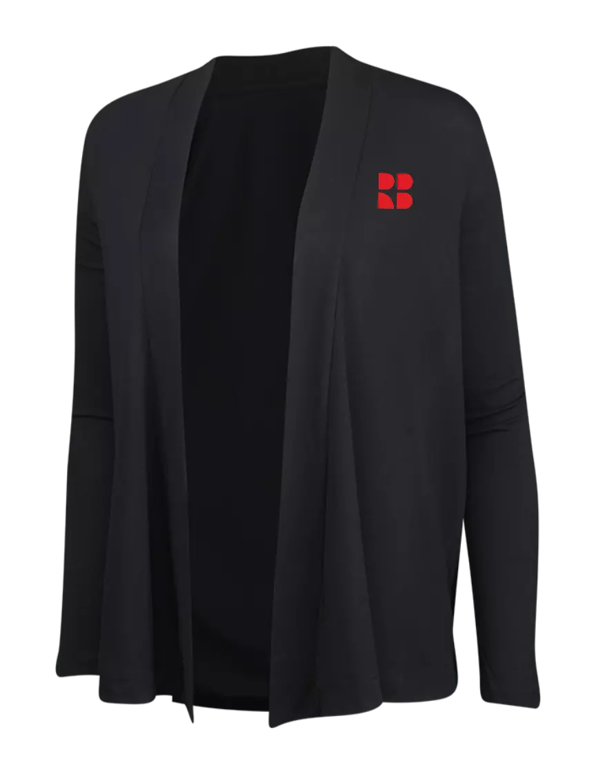 Rectenwald Brothers Black Womens Concept Cardigan w/RB Logo