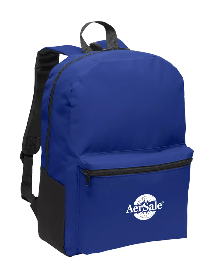 AerSale Casual Twilight Blue Lightweight Laptop Backpack w/AerSale Logo