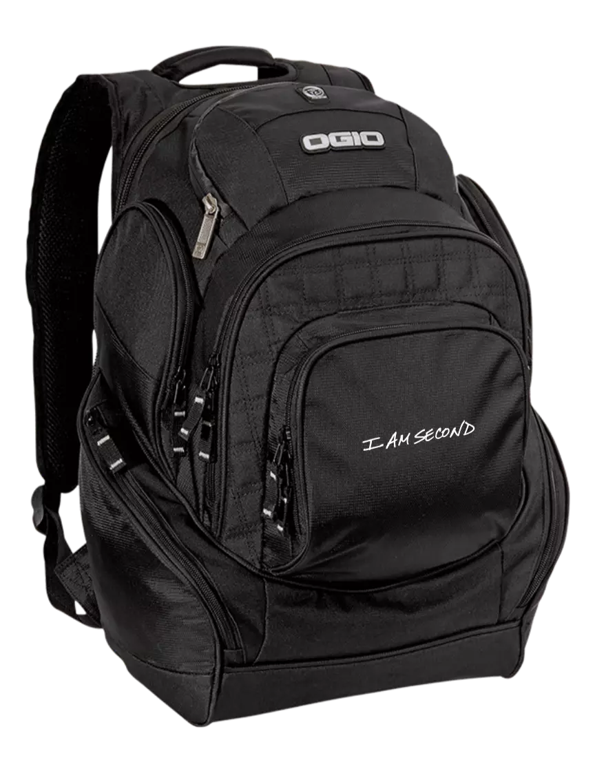 I Am Second OGIO Black Mastermind Pack w/I Am Second Logo