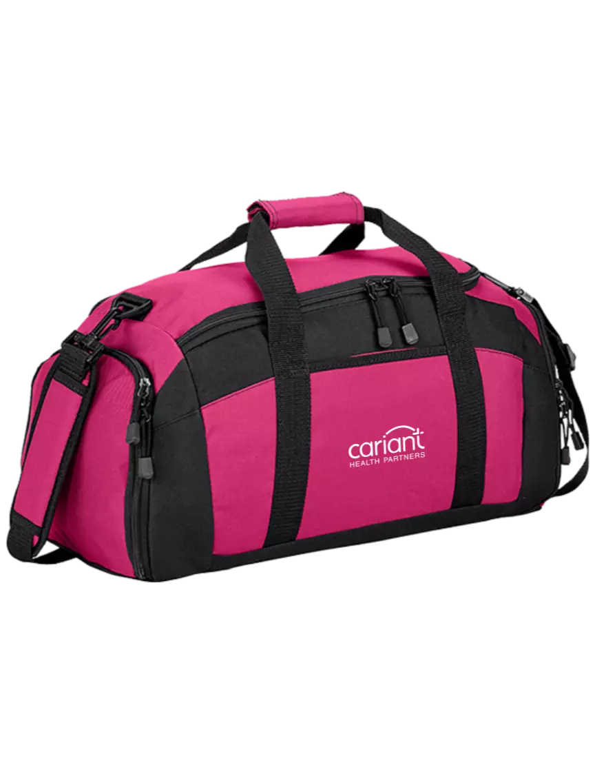 Cariant Everyday Tropical Pink Gym Bag w/Cariant Logo