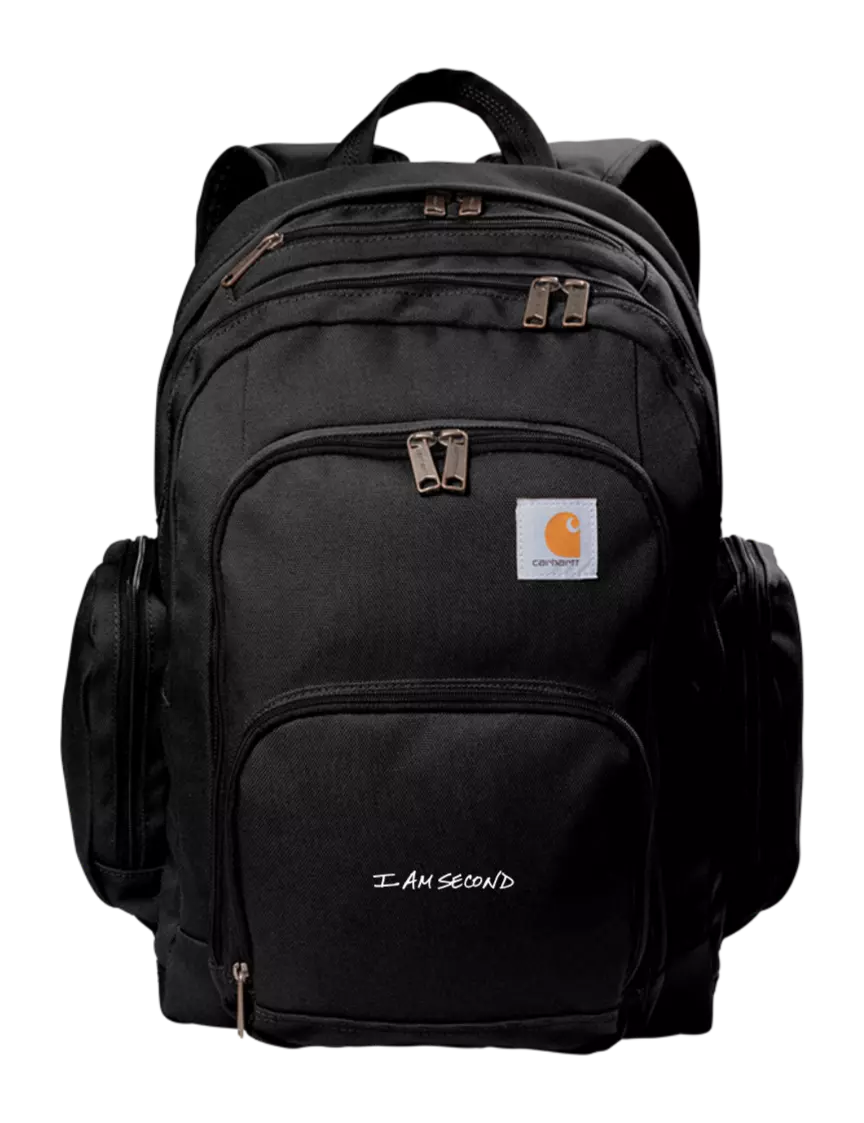 I Am Second Carhartt Black Foundry Series Pro Backpack
 w/I Am Second Logo
