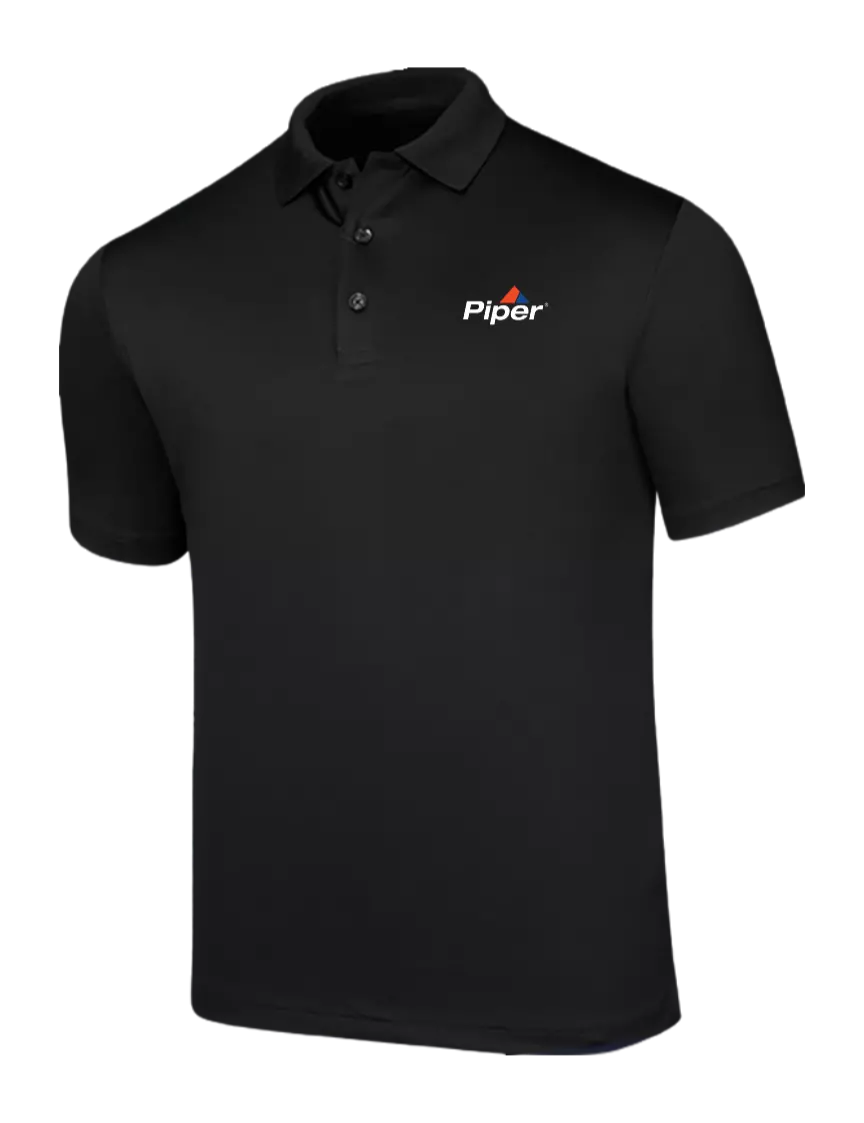 Piper Callaway Opti-Dri Black Chev Polo w/Piper Logo