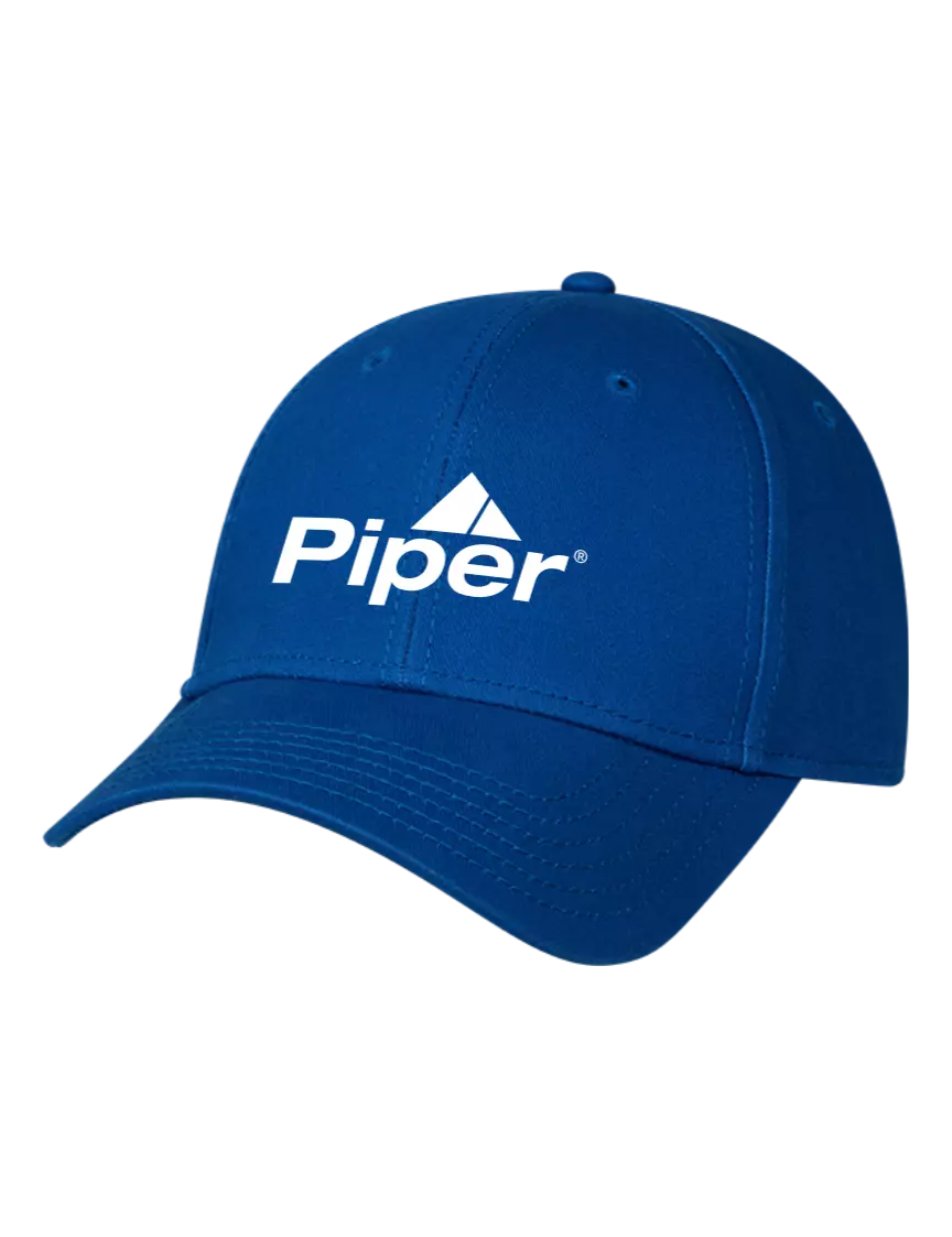 Piper Royal Structured Cap Hook & Loop w/Piper Logo