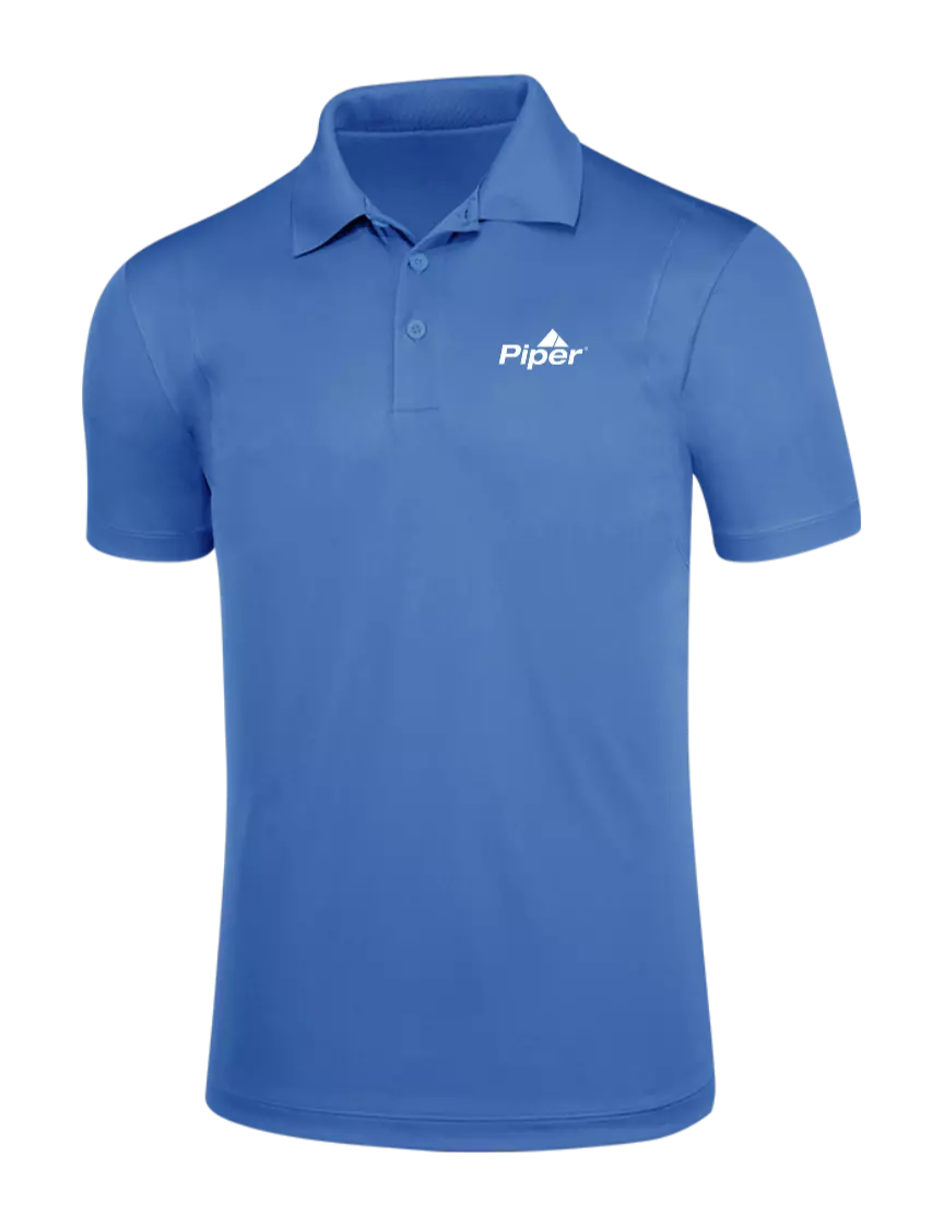 Piper Blue Lake Micropique Sport-Wick Polo w/Piper Logo
