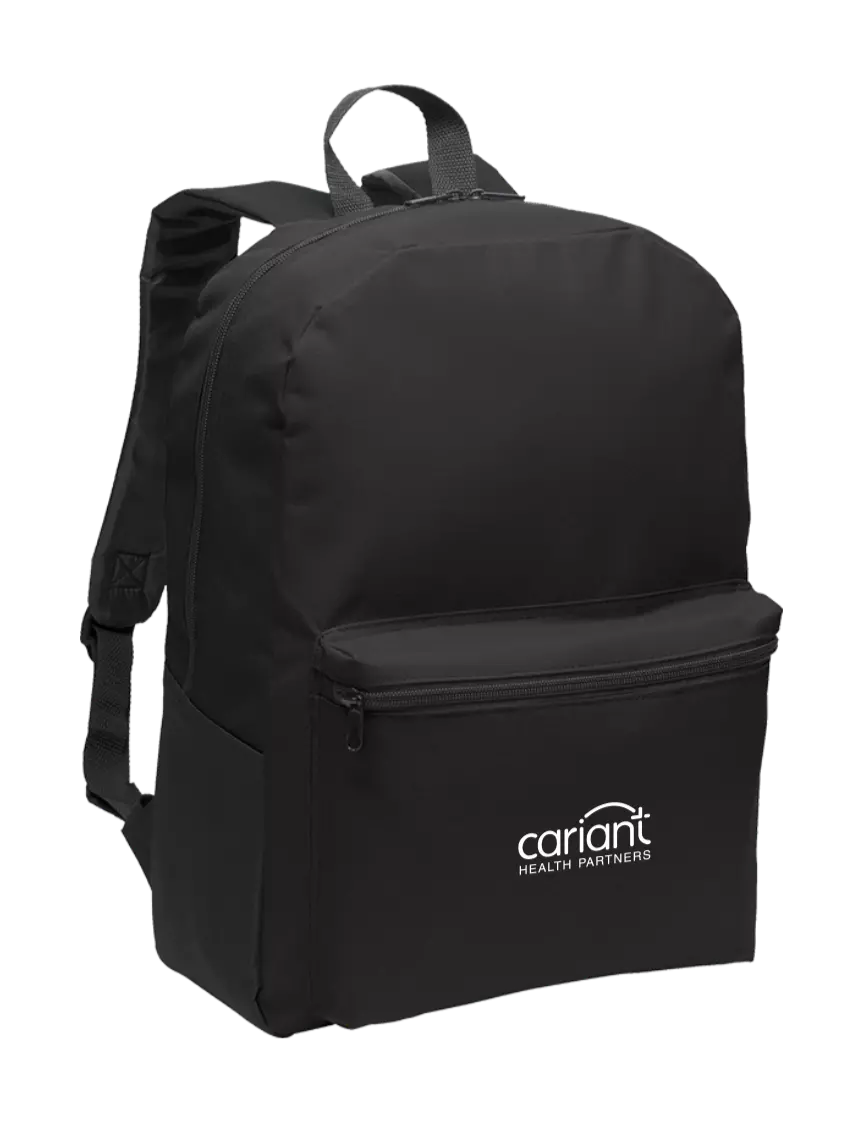 Cariant Casual Black Lightweight Laptop Backpack w/Cariant Logo