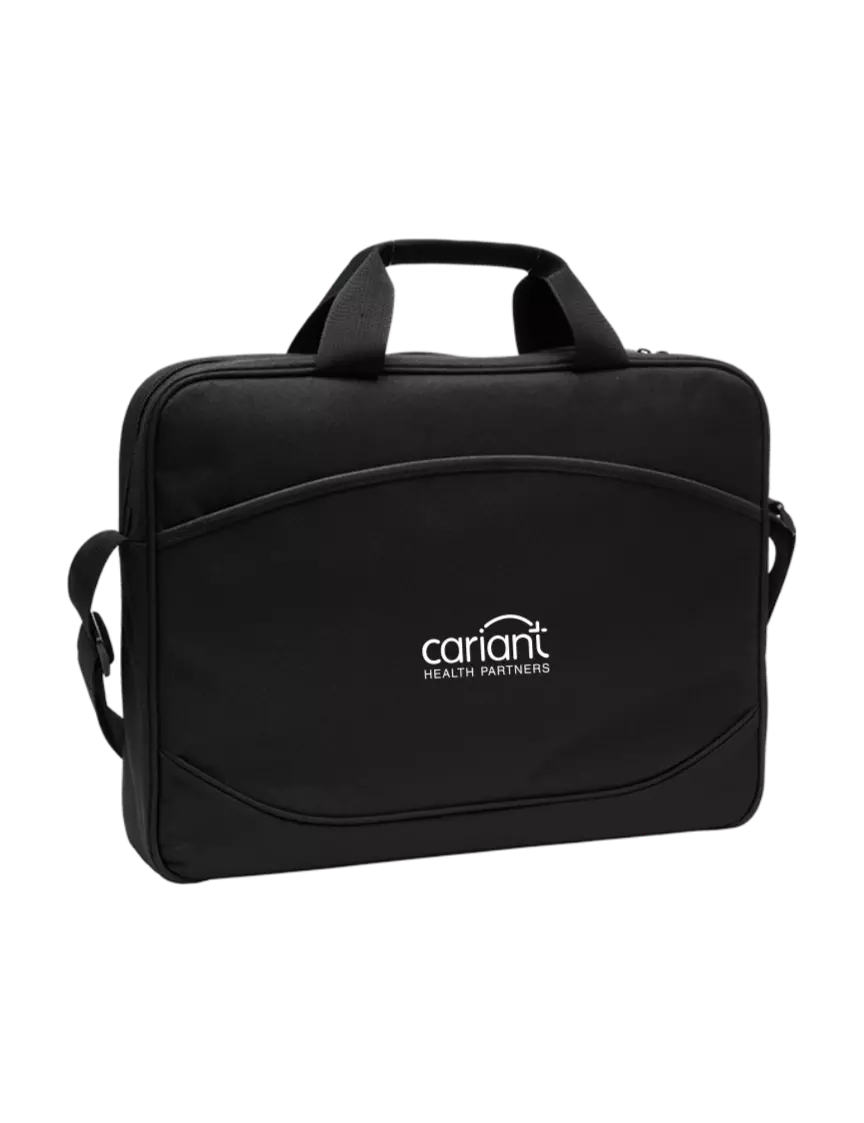 Cariant Slim & Lite Black Laptop Case w/Cariant Logo